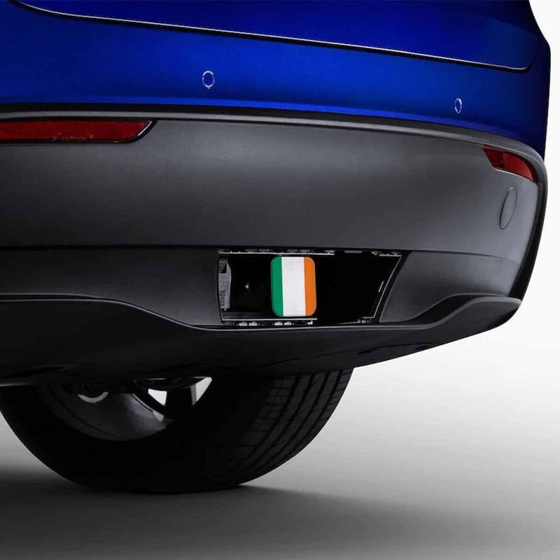 Beabes Ireland Flag Trailer Hitch Tube Cover Plug Cap, Irish National Flag Lightweight Hitch Covers Protector Tow Hitch Cover Plug Cap Receiver Hitch Accessories 2 Inch - Image 4